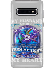 Load image into Gallery viewer, Hummingbird My Husband My Guardian Angel Gift For Angel Husband Phone case
