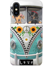 Load image into Gallery viewer, Lovely Phone Case With Hippie Bus Gift For Dachshund Lovers Phone case

