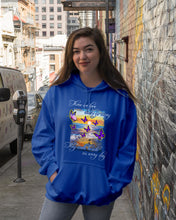 Load image into Gallery viewer, Butterfly Sunset On Beach Those We Love Don't Go Away Gift For Lover Hoodie
