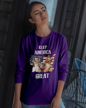 Load image into Gallery viewer, Keep America Great Yorkshire Terrier Gift For Dog Lovers Unisex Long Sleeve
