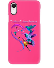 Load image into Gallery viewer, Hummingbirds Heart Shaped I Am A Simple Woman Gift For Mom Phone case

