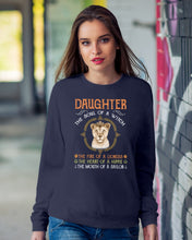 Load image into Gallery viewer, Daughter The Soul Of Witch The Fire Of Lioness Sweatshirt
