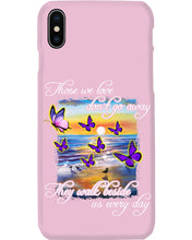 Load image into Gallery viewer, Butterfly Sunset On Beach Those We Love Don't Go Away Gift For Lover Phone case
