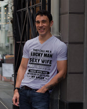 Load image into Gallery viewer, Gift For Husband I Have A Sexy Wife Guys V-Neck
