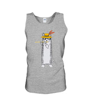 Load image into Gallery viewer, Cat Plays Flute Special Custom Design For Music Lovers Unisex Tank Top
