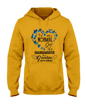 Load image into Gallery viewer, Gift For Angel Grandpa I'm A Granddaughter To A Grandpa With Wings Hoodie
