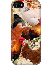 Load image into Gallery viewer, Lovely Phone Case With Flowers Gift For Chicken Lovers Phone case
