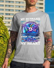 Load image into Gallery viewer, Hummingbird My Husband My Guardian Angel Gift For Angel Husband Guys Tee
