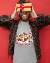 Load image into Gallery viewer, Cats We Wish You A Merry Christmas Gift For Cat Lovers Guys Tee
