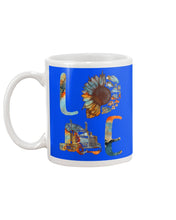 Load image into Gallery viewer, Love Trucker Simple Unique Custom Design For Personalized Job Gift Mug

