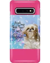 Load image into Gallery viewer, Angels And Shih Tzu Are Not Different Gift For Dog Lovers Phone case
