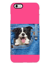 Load image into Gallery viewer, Border Collie In Denim Pocket Gift For Dog Lovers Phone case
