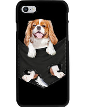Load image into Gallery viewer, Cavalier King Charles Spaniel In Pocket - Dogs Lovers Gift Phone case
