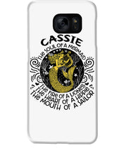 Load image into Gallery viewer, Gift For Cassie Girl The Soul Of A Mermaid Phone case

