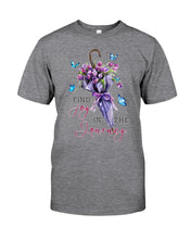Load image into Gallery viewer, Butterflies Find Joy In The Journey Gift For Daughter Guys Tee
