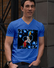 Load image into Gallery viewer, Lovely Phone Case Twinkling Blue Heart Gift For Parrots Lovers Guys V-Neck
