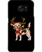 Load image into Gallery viewer, Beagle Gorgeous Reindeer Xmas Lights Gift For Dog Lovers Phone case
