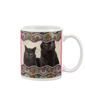 Load image into Gallery viewer, Lovely Phone Case Cute Black Cat Boho Pattern Gift For Cat Lovers Mug
