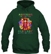 Load image into Gallery viewer, I Am Just An Old Lady Was Your First Mistake Hippie Hoodie
