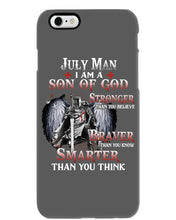 Load image into Gallery viewer, July Man Son Of God Birthday Meaningful Gift For Men Phone case
