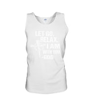 Load image into Gallery viewer, Let You Relax I Am With You Gray Background Unisex Tank Top
