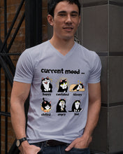 Load image into Gallery viewer, Current Black Cat's Mood Gift For Cat Lovers Guys V-Neck
