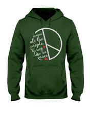 Load image into Gallery viewer, Image All The People Living Life In Peace Custom Design For Friends Hoodie

