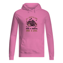 Load image into Gallery viewer, All I Need IS Love And A Camera And A Dog Gift For Dog Lovers Hoodie
