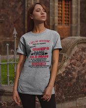 Load image into Gallery viewer, I Get My Attitude From My Freakin' Awesome Grandpa Who Was Born In October Guys Tee
