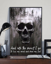 Load image into Gallery viewer, Into The Forest I Go To Lose My Mind Find My Soul Trending Vertical Poster
