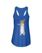 Load image into Gallery viewer, Cat Plays Flute Special Custom Design For Music Lovers Ladies Flowy Tank
