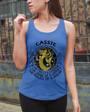 Load image into Gallery viewer, Gift For Cassie Girl The Soul Of A Mermaid Ladies Flowy Tank

