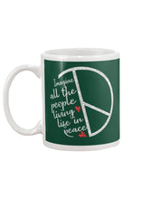 Load image into Gallery viewer, Image All The People Living Life In Peace Custom Design For Friends Mug
