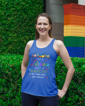 Load image into Gallery viewer, I Am A Librarian Not A Magician Custom Design Gifts Ladies Flowy Tank
