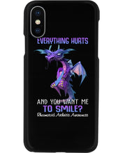 Load image into Gallery viewer, Everything Hurt And You Want Me To Smile Trending Phone case
