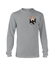 Load image into Gallery viewer, Cavalier King Charles Spaniel In Pocket - Dogs Lovers Gift Unisex Long Sleeve
