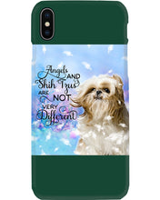 Load image into Gallery viewer, Angels And Shih Tzu Are Not Different Gift For Dog Lovers Phone case
