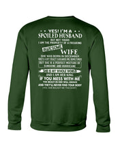 Load image into Gallery viewer, I'm A Spoiled Husband But Not Yours - Awesome Wife Was Born In December Sweatshirt
