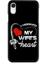 Load image into Gallery viewer, I Hooked My Wifes Heart Gift For Fishing Lovers Phone case
