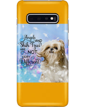 Load image into Gallery viewer, Angels And Shih Tzu Are Not Different Gift For Dog Lovers Phone case

