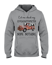 Load image into Gallery viewer, Let Me Check My Giveashitometer Nope Nothing   Special Custom Design Hoodie
