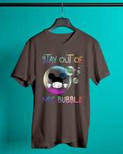 Load image into Gallery viewer, Lovely Phone Case Rainbow Design Stay Out Of My Bubble Gift For Friends Guys V-Neck
