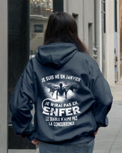 Load image into Gallery viewer, Je Suis Né El En   Jarvier   Enfer Le Diable N Aime Pas Birthday Gift Hoodie
