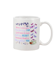 Load image into Gallery viewer, Butterflies When I Miss You I Just Have To Look Inside My Heart Gift For Lover Mug
