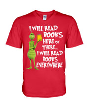 Load image into Gallery viewer, I’ll Read Book Everywhere Great Gift For Book Lovers Guys V-Neck
