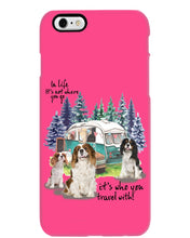 Load image into Gallery viewer, Cavalier King It's Who You Travel With Gift For Dog Lovers Phone case
