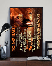 Load image into Gallery viewer, Lion Gift For Mom I'll Always Be There Little Girl Vertical Poster
