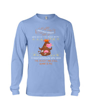 Load image into Gallery viewer, Cow I Need Somebody Who Sees The Crazy And Still Wants Me Unisex Long Sleeve
