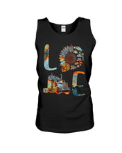 Load image into Gallery viewer, Love Trucker Simple Unique Custom Design For Personalized Job Gift Unisex Tank Top
