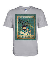 Load image into Gallery viewer, Lose Your Mind Find Your Soul Gift For Bartender Guys V-Neck
